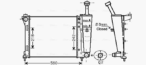 Radiateur Ava Cooling LC2099