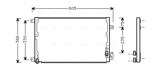 Airco condensor Ava Cooling LC5071