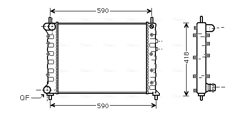 Radiateur Ava Cooling LCA2075