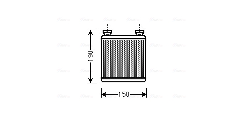 Kachelradiateur Ava Cooling MC6014