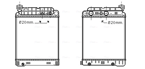 Radiateur Ava Cooling ME2146