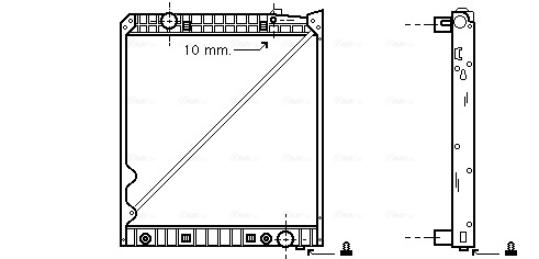 Radiateur Ava Cooling ME2162