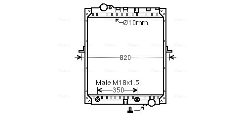Radiateur Ava Cooling ME2183