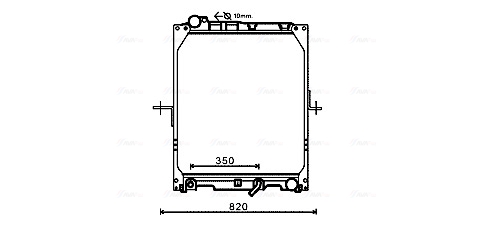 Radiateur Ava Cooling ME2255