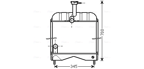 Radiateur Ava Cooling MF2010