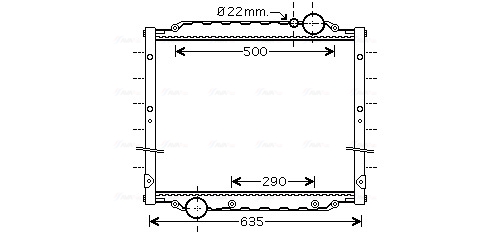 Radiateur Ava Cooling MN2045