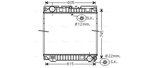 Radiateur Ava Cooling MN2049