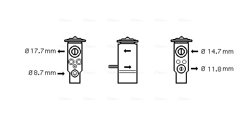 Airco expansieklep Ava Cooling MS1111