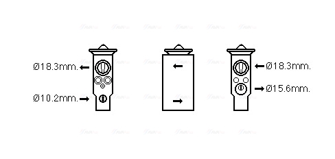 Airco expansieklep Ava Cooling MS1634