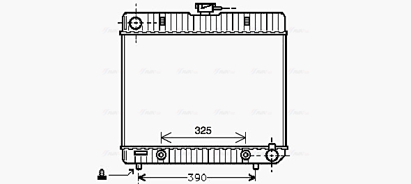 Radiateur Ava Cooling MS2043