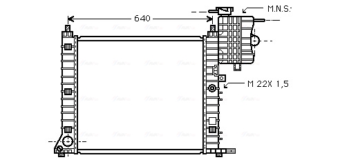 Radiateur Ava Cooling MS2213