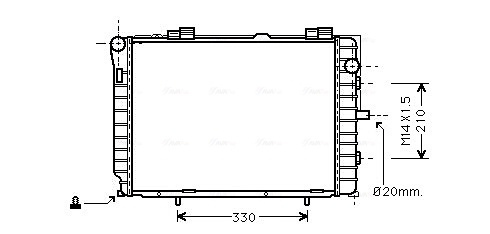Radiateur Ava Cooling MS2229