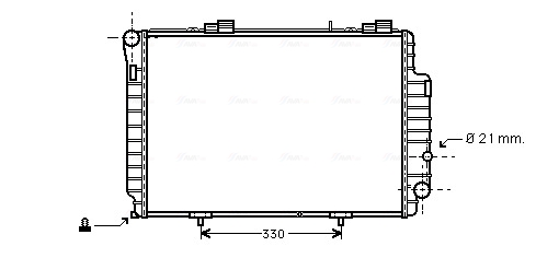Radiateur Ava Cooling MS2263