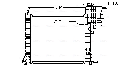 Radiateur Ava Cooling MS2336