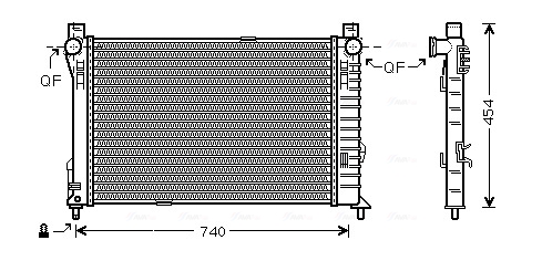 Radiateur Ava Cooling MS2338