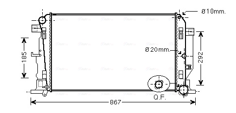 Radiateur Ava Cooling MS2446