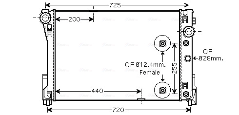 Radiateur Ava Cooling MS2452