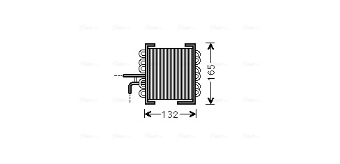 Oliekoeler motorolie Ava Cooling MS2481