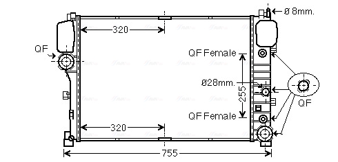 Radiateur Ava Cooling MS2492