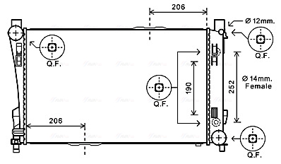 Radiateur Ava Cooling MS2589