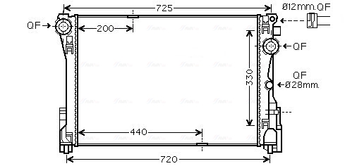 Radiateur Ava Cooling MS2693