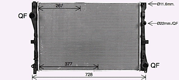 Radiateur Ava Cooling MS2728