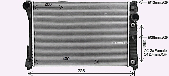 Radiateur Ava Cooling MS2729