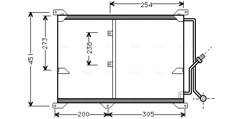 Airco condensor Ava Cooling MS5197