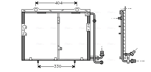 Airco condensor Ava Cooling MS5290