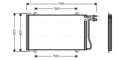 Airco condensor Ava Cooling MS5219