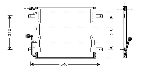 Airco condensor Ava Cooling MS5262