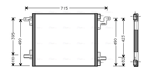 Airco condensor Ava Cooling MS5270