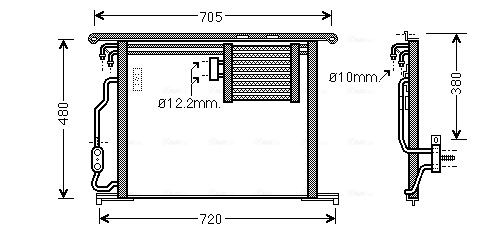 Airco condensor Ava Cooling MS5467