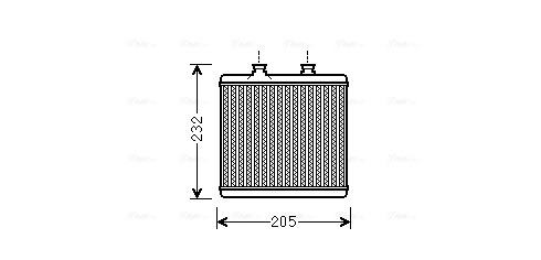 Kachelradiateur Ava Cooling MS6472