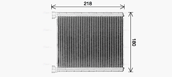 Kachelradiateur Ava Cooling MS6763