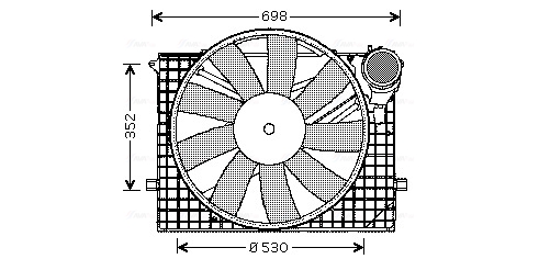 Ventilatorwiel-motorkoeling Ava Cooling MS7505