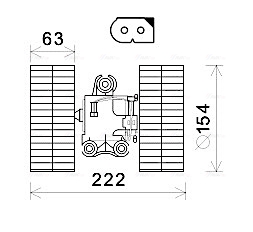 Kachelventilator Ava Cooling MS8632