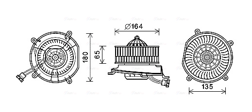 Kachelventilator Ava Cooling MS8674