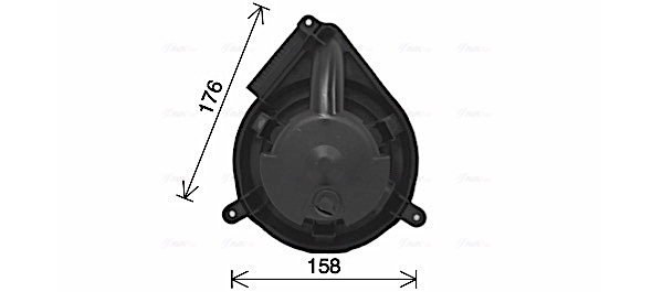 Kachelventilator Ava Cooling MS8715