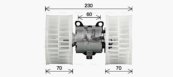 Kachelventilator Ava Cooling MS8769