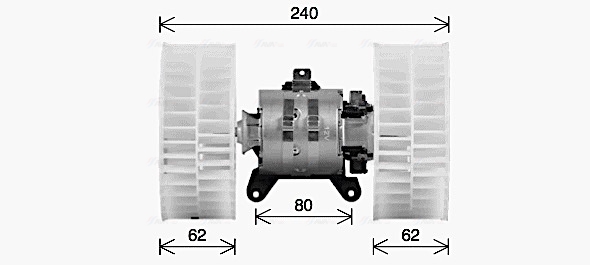 Kachelventilator Ava Cooling MS8770