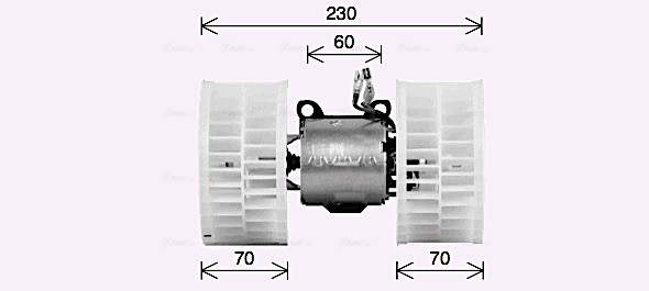 Kachelventilator Ava Cooling MS8774