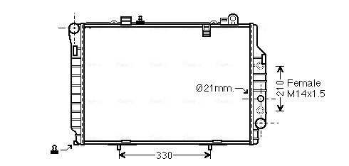 Radiateur Ava Cooling MSA2203
