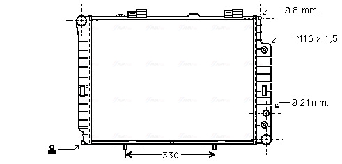 Radiateur Ava Cooling MSA2214