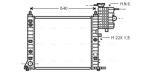 Radiateur Ava Cooling MSA2216