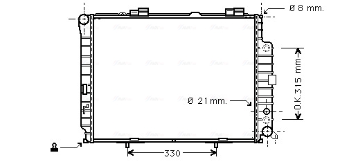 Radiateur Ava Cooling MSA2228