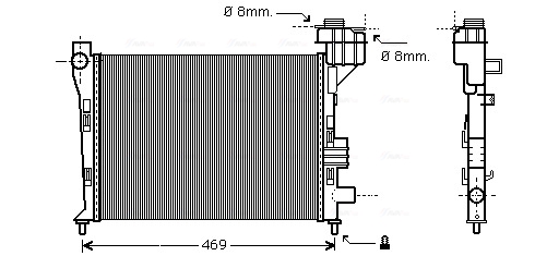 Radiateur Ava Cooling MSA2247