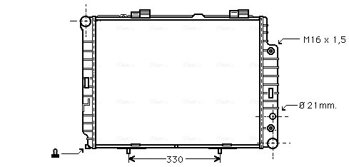 Radiateur Ava Cooling MSA2283