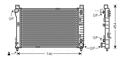 Radiateur Ava Cooling MSA2286