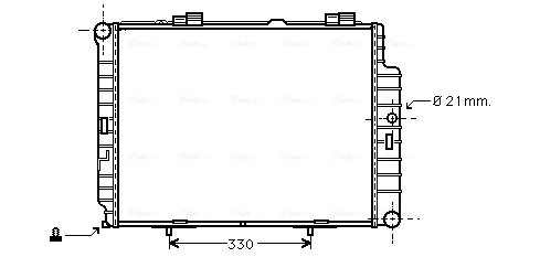 Radiateur Ava Cooling MSA2287